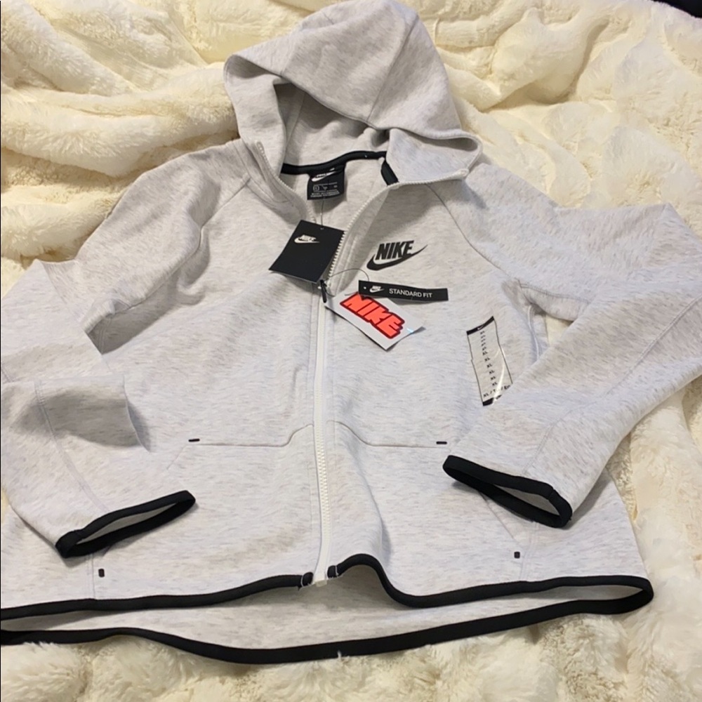 Nike Zippered hoodie.